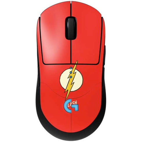 DC Comics The Flash Classic Emblem G Pro Wireless Gaming Mouse Skin