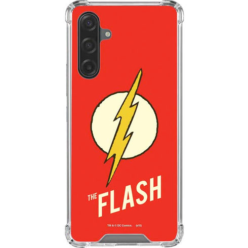 DC Comics The Flash Classic Emblem Galaxy A17 Clear Case