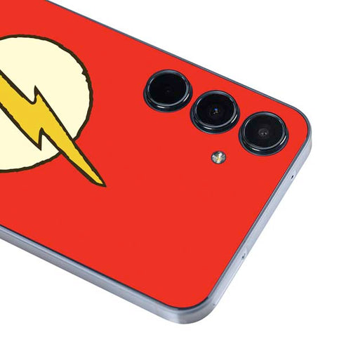 DC Comics The Flash Classic Emblem Galaxy A35 5G Skin