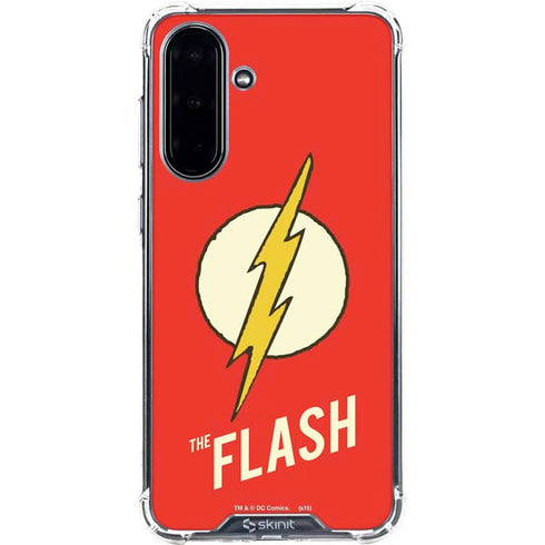 DC Comics The Flash Classic Emblem Galaxy A36 5G Clear Case