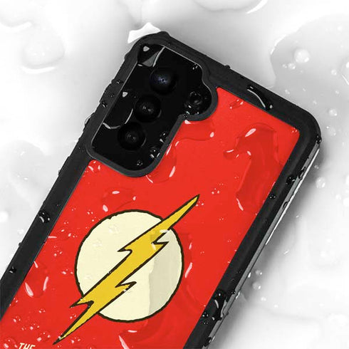 DC Comics The Flash Classic Emblem Galaxy S24 Plus Waterproof Case