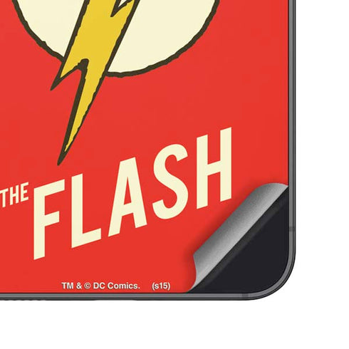 DC Comics The Flash Classic Emblem Galaxy S25 Skin