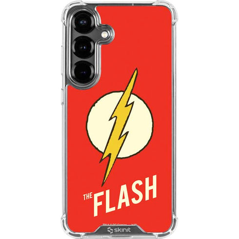 DC Comics The Flash Classic Emblem Galaxy S26 Plus Clear Case