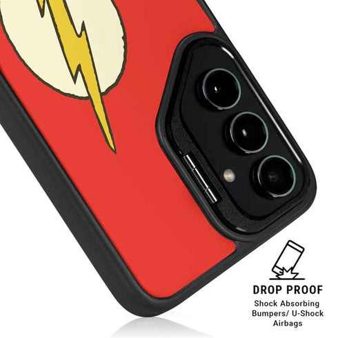 DC Comics The Flash Classic Emblem Galaxy S26 Plus Kickstand Case