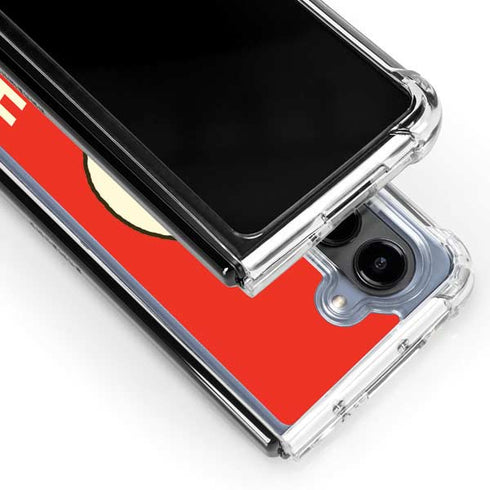 DC Comics The Flash Classic Emblem Galaxy Z Fold5 5G Clear Case