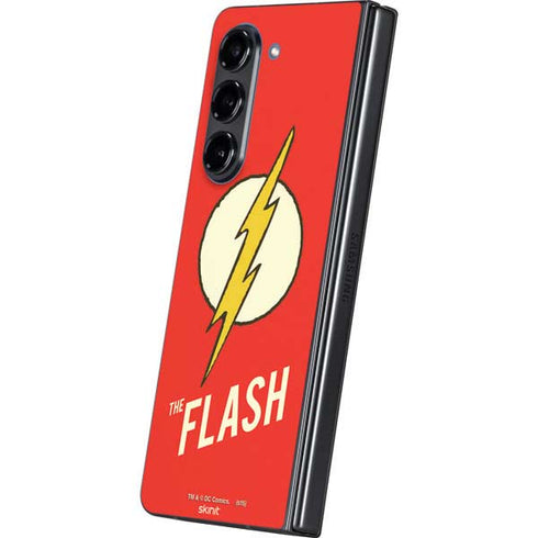 DC Comics The Flash Classic Emblem Galaxy Z Fold5 5G Skin