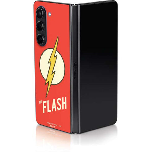 DC Comics The Flash Classic Emblem Galaxy Z Fold5 5G Skin
