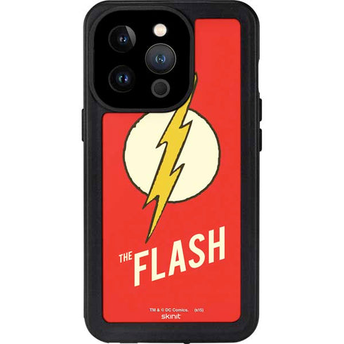 DC Comics The Flash Classic Emblem iPhone 15 Pro Waterproof Case