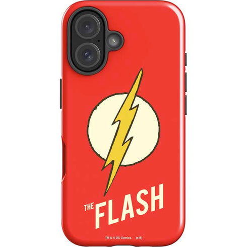 DC Comics The Flash Classic Emblem iPhone 16 Impact Case