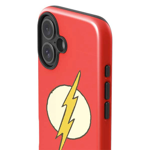 DC Comics The Flash Classic Emblem iPhone 16 Impact Case