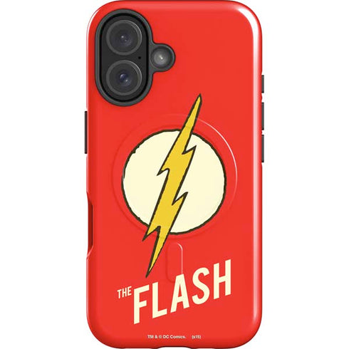 DC Comics The Flash Classic Emblem iPhone 16 Magsafe Impact Case