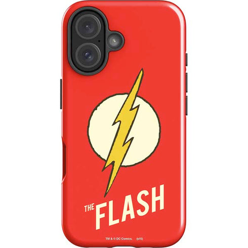 DC Comics The Flash Classic Emblem iPhone 16 Plus Impact Case