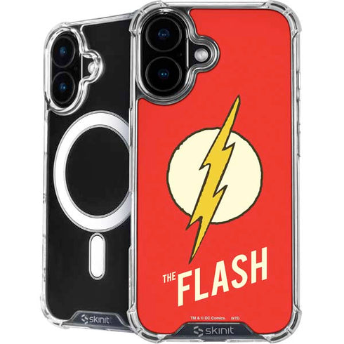 DC Comics The Flash Classic Emblem iPhone 16 Plus MagSafe Case