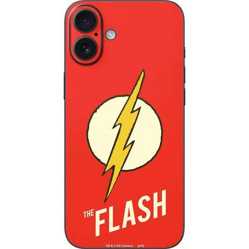 DC Comics The Flash Classic Emblem iPhone 16 Plus Skin