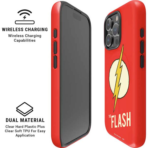 DC Comics The Flash Classic Emblem iPhone 16 Pro Magsafe Impact Case