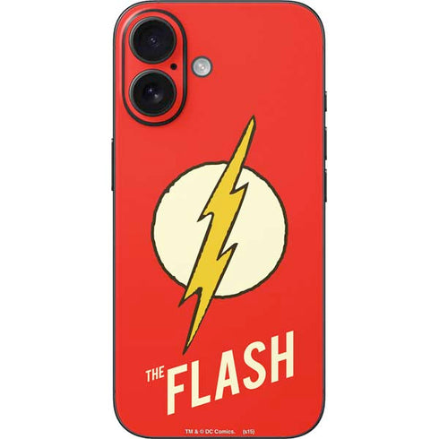 DC Comics The Flash Classic Emblem iPhone 16 Skin