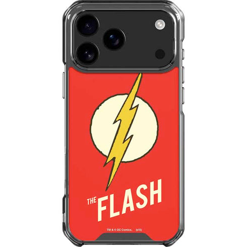DC Comics The Flash Classic Emblem iPhone 18 Pro Max Clear Case