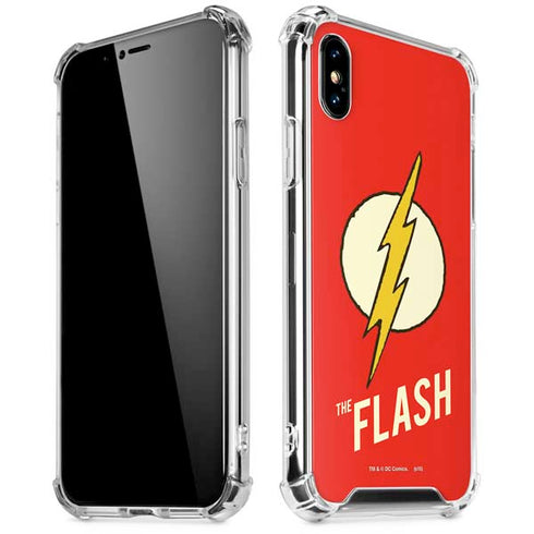 DC Comics The Flash Classic Emblem iPhone X/XS Clear Case