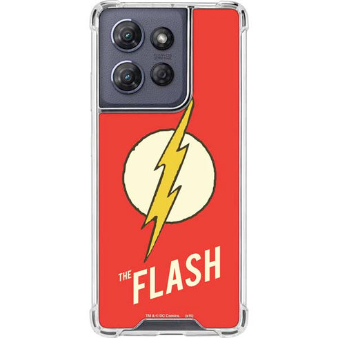 DC Comics The Flash Classic Emblem Moto G 5G (2025) Clear Case