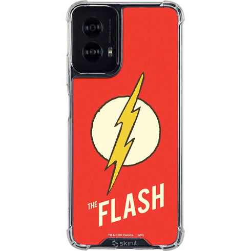DC Comics The Flash Classic Emblem Moto G Power 5G (2024) Clear Case