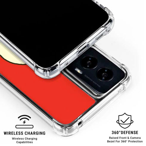 DC Comics The Flash Classic Emblem Moto G Power 5G (2024) Clear Case