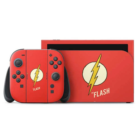 DC Comics The Flash Classic Emblem Nintendo Switch 2 (2025) with Joy-Con Skin