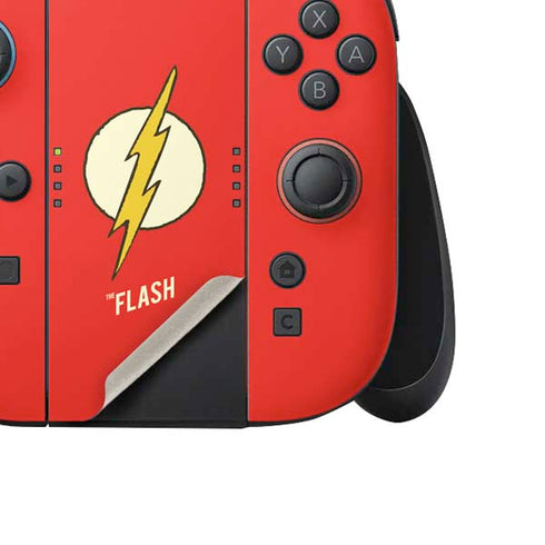 DC Comics The Flash Classic Emblem Nintendo Switch 2 (2025) Joy-Con Controller Skin