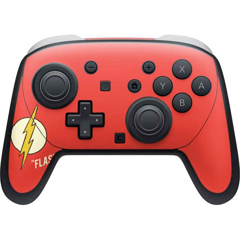 DC Comics The Flash Classic Emblem Nintendo Switch 2 (2025) Pro Controller Skin