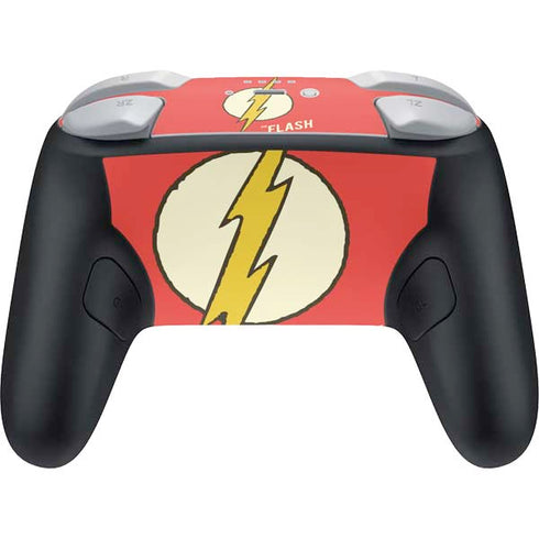 DC Comics The Flash Classic Emblem Nintendo Switch 2 (2025) Pro Controller Skin