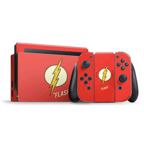 DC Comics The Flash Classic Emblem Nintendo Skins
