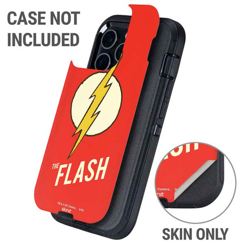 DC Comics The Flash Classic Emblem Otterbox Defender iPhone Skin