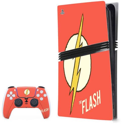 DC Comics The Flash Classic Emblem PlayStation PS5 Skins