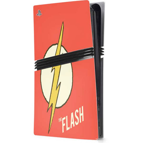 DC Comics The Flash Classic Emblem PS5 Pro Console Skin