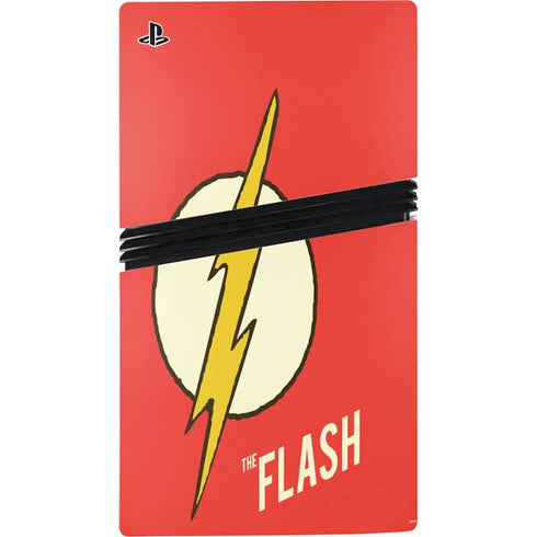 DC Comics The Flash Classic Emblem PS5 Pro Console Skin