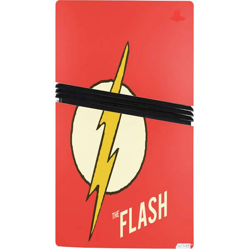 DC Comics The Flash Classic Emblem PS5 Pro Console Skin