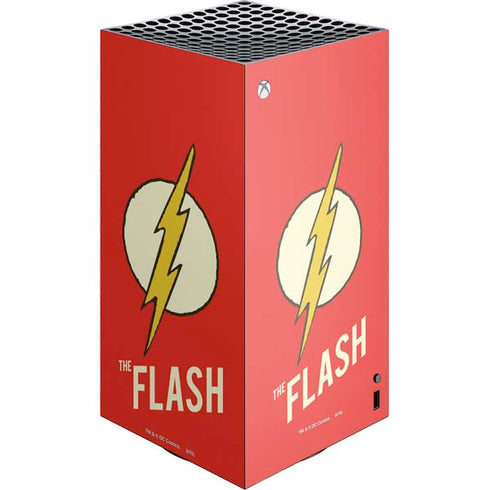 DC Comics The Flash Classic Emblem XBox Series X Digital Edition Console Skin