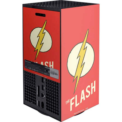 DC Comics The Flash Classic Emblem XBox Series X Digital Edition Console Skin