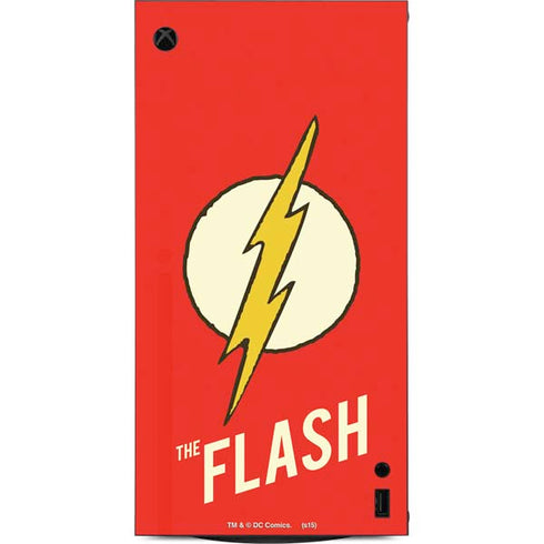 DC Comics The Flash Classic Emblem XBox Series X Digital Edition Console Skin