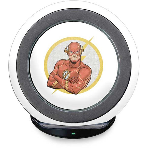 DC Comics The Flash Folded Arms Pose Fast Charge Wireless Charging Stand Skin