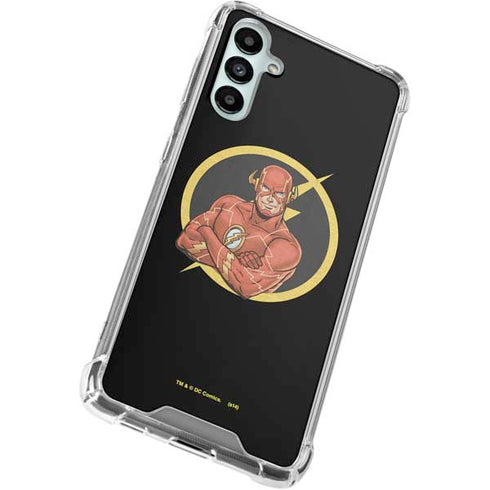 DC Comics The Flash Folded Arms Pose Gabb Phone 4 Clear Case