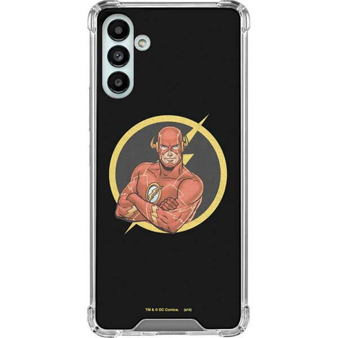 DC Comics The Flash Folded Arms Pose Galaxy A13 5G Clear Case