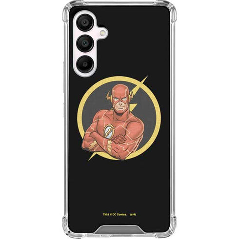 DC Comics The Flash Folded Arms Pose Galaxy A16 5G Clear Case
