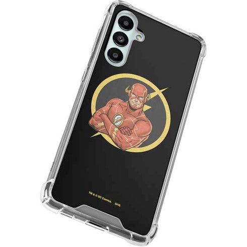 DC Comics The Flash Folded Arms Pose Galaxy A16 5G Clear Case
