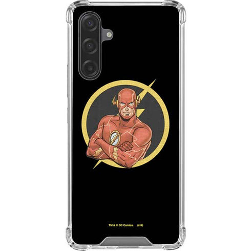 DC Comics The Flash Folded Arms Pose Galaxy A17 Clear Case