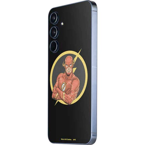DC Comics The Flash Folded Arms Pose Galaxy A55 5G Skin