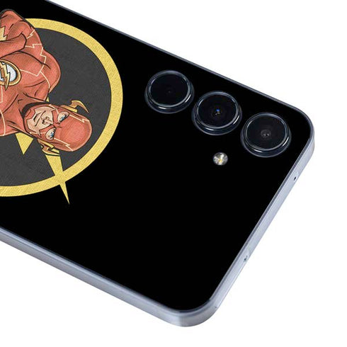 DC Comics The Flash Folded Arms Pose Galaxy A55 5G Skin
