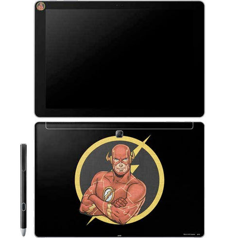 DC Comics The Flash Folded Arms Pose Galaxy Book 12in Skin