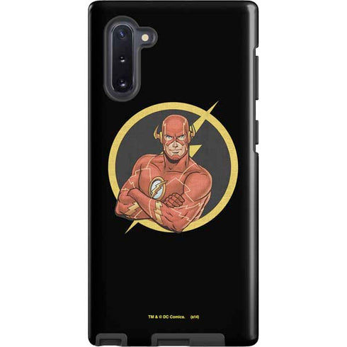 DC Comics The Flash Folded Arms Pose Galaxy Cases