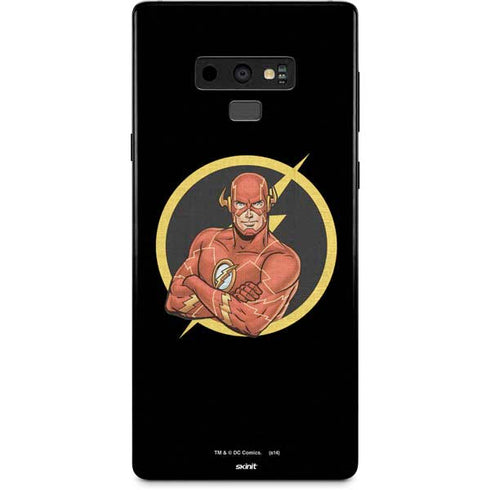 DC Comics The Flash Folded Arms Pose Galaxy Note 9 Skin