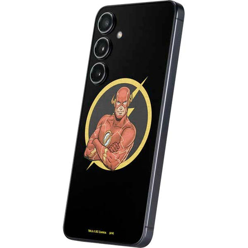 DC Comics The Flash Folded Arms Pose Galaxy S24 Plus Skin